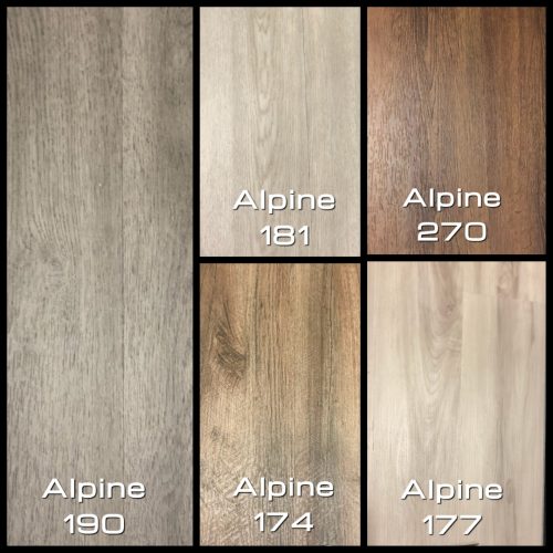 Great Value vinyl plank flooring five colors to choose from starting at only 