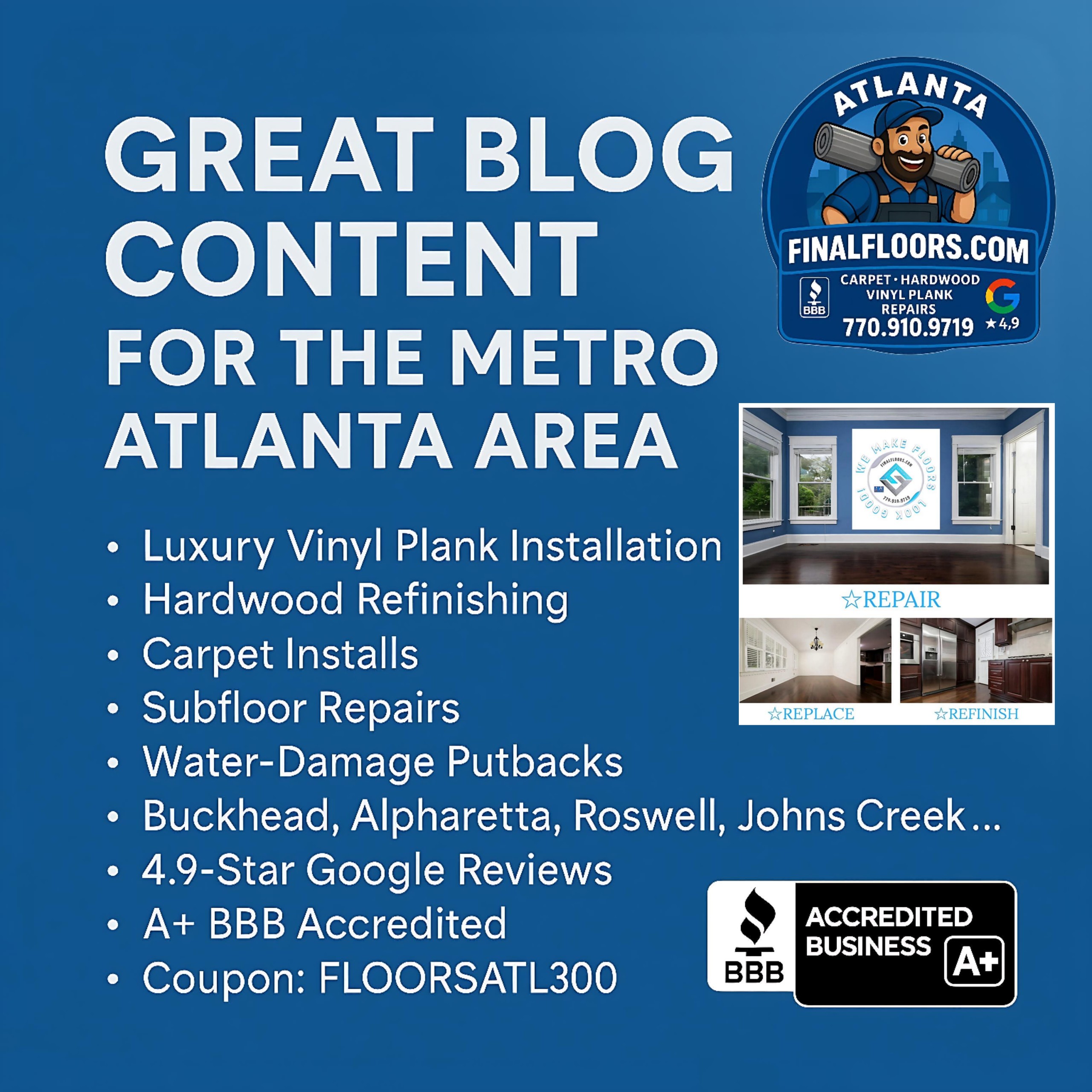 Great Blog Content for the Metro Atlanta Area | Final Floors ATL