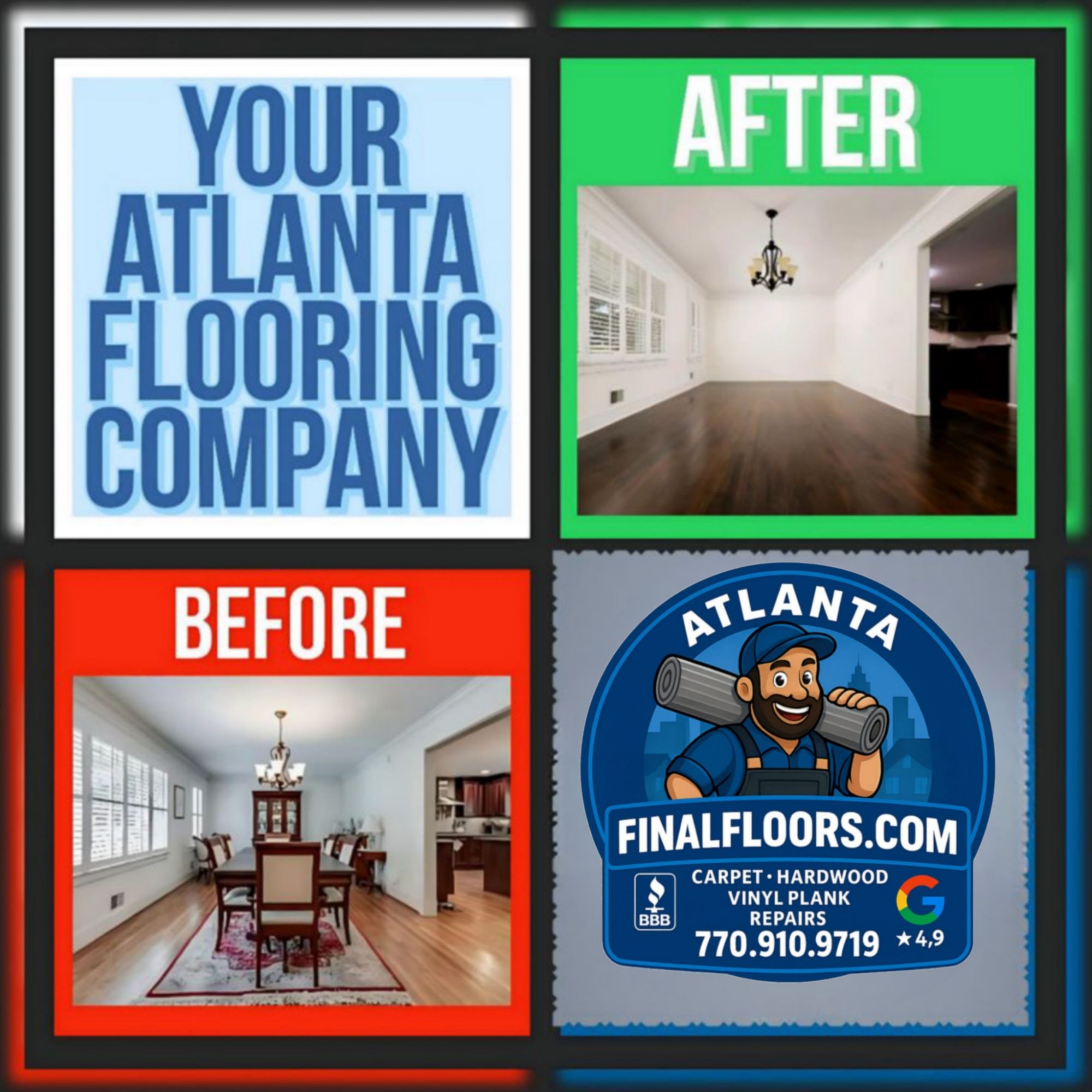 Before After Subfloor Repair Cumming