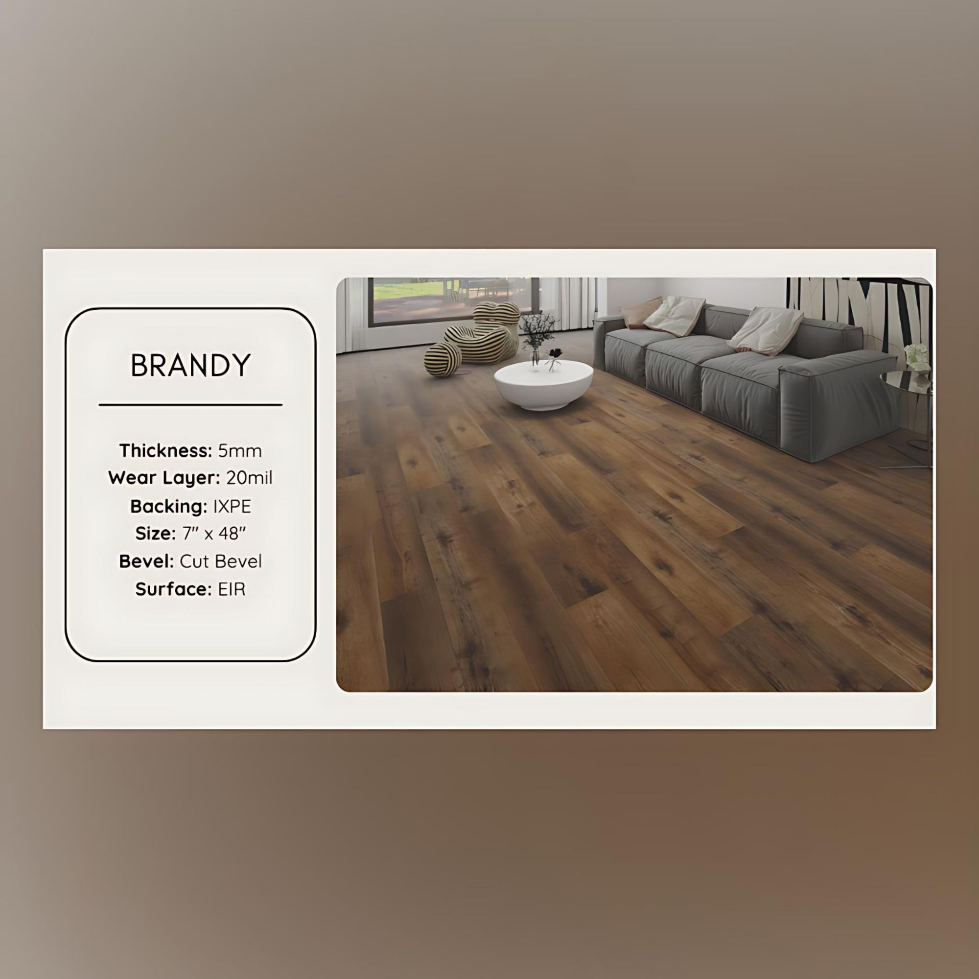 Hallway install — crisp lines, clean edges
