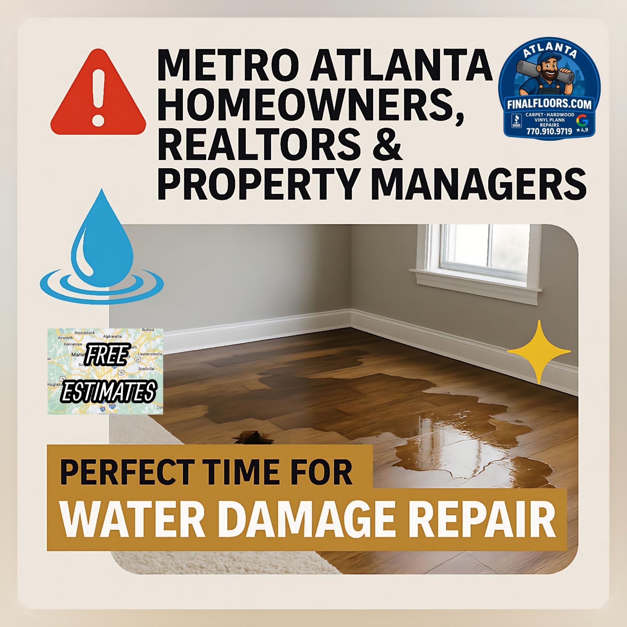 Holiday-ready luxury vinyl plank and hardwood flooring installation across Metro Atlanta by Final Floors ATL