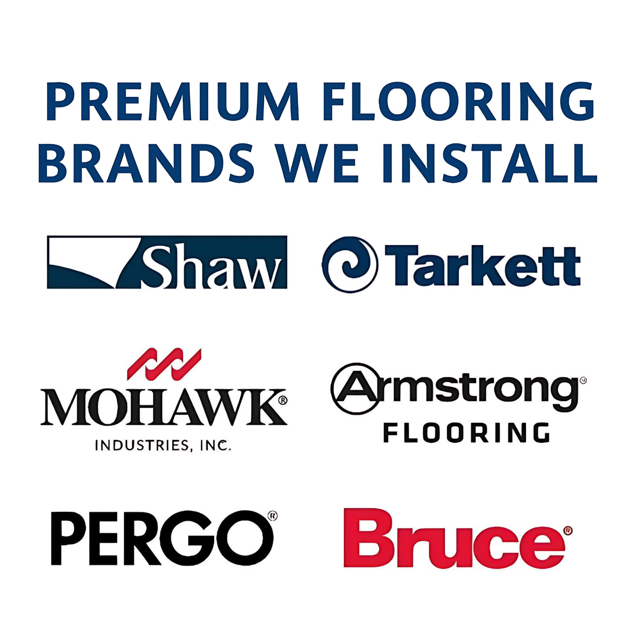 Shaw Mohawk COREtec Bruce Mannington flooring brands Atlanta GA