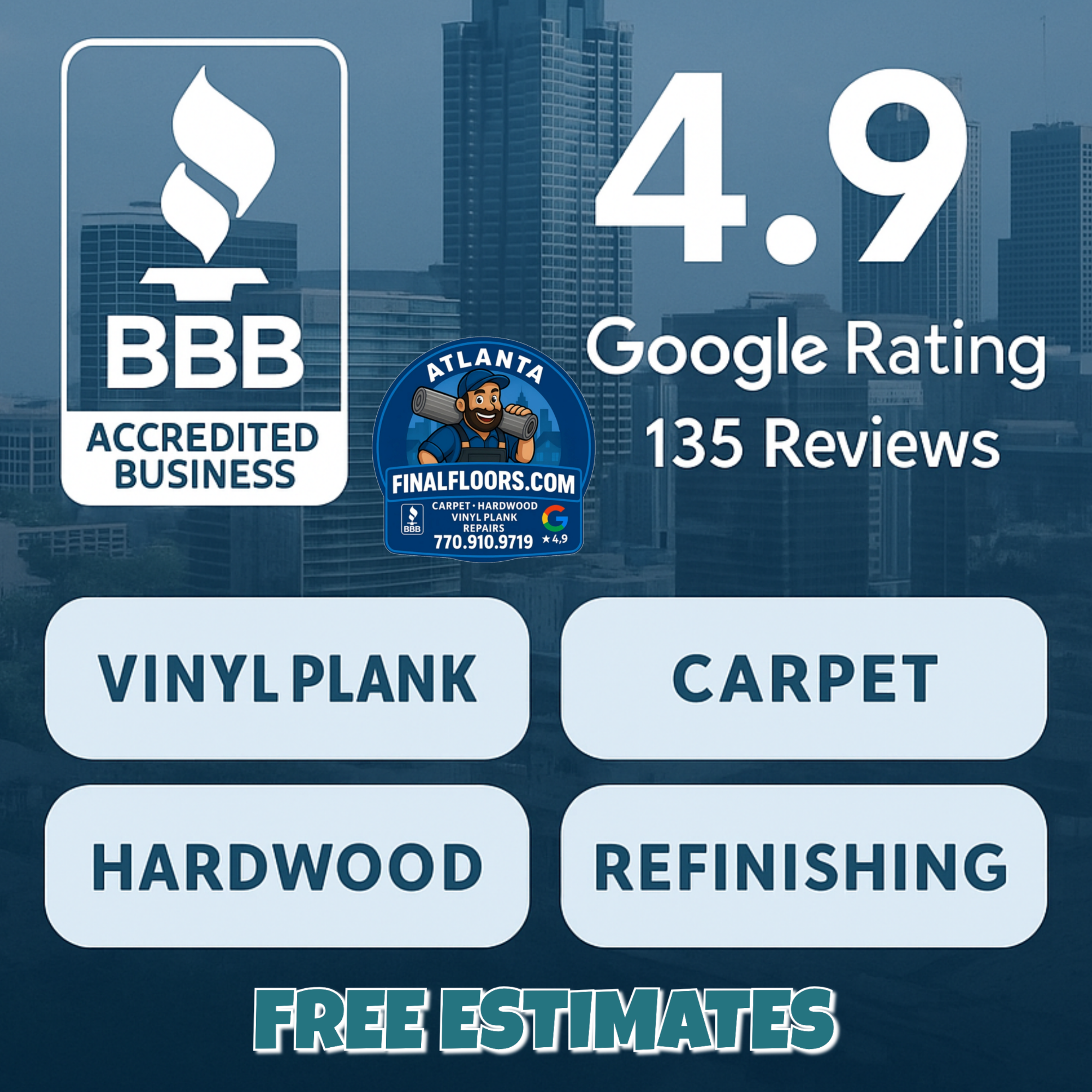 Final Floors ATL | A+ BBB Accredited Flooring Company Atlanta 4.9 Star Reviews