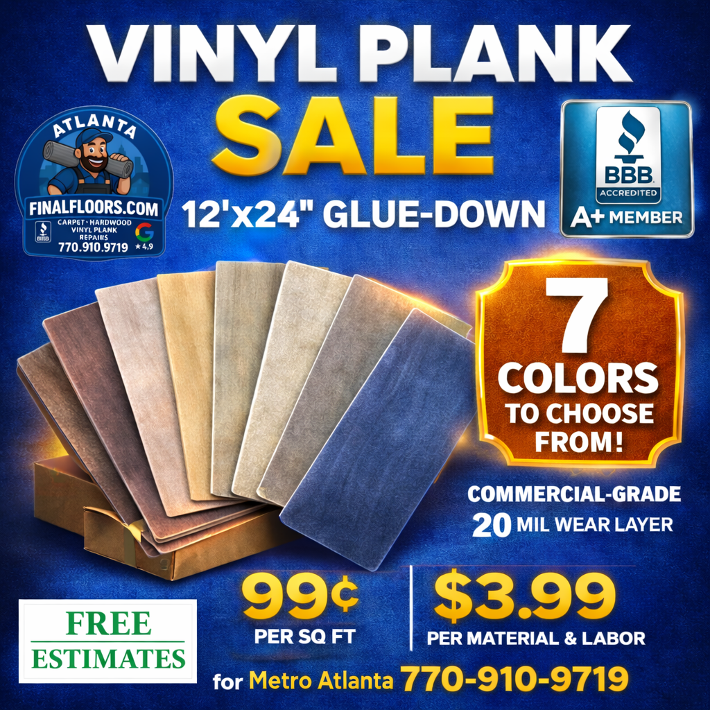 affordable vinyl plank flooring sale atlanta